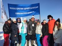 Работники саратовского здравоохранения приняли участие в «Лыжне России-2018»