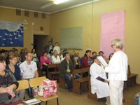 Специалисты областного центра медицинской профилактики приняли участие в общешкольном родительском собрании