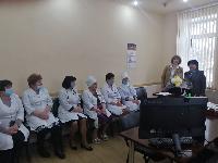 Озинскую  районную  больницу посетила заместитель министра здравоохранения Выкова Асят Мугазовна