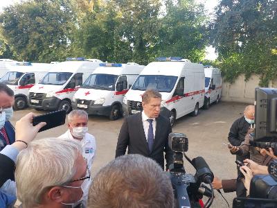 В рамках рабочего визита в Саратов Михаил Мурашко посетил городскую станцию скорой медицинской помощи