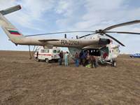 В Саратовской области вертолет санитарной авиации совершил 55 вылетов 