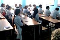 Студентам Саратовского областного базового медицинского колледжа рассказали о возможности участия в программе «Земский фельдшер» 