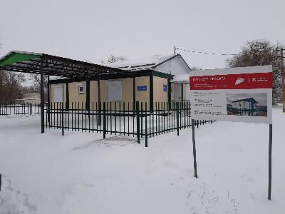 В селе Калуга Федоровского района  возведена модульная конструкция ФАП