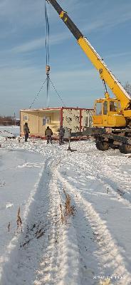 В Турковском районе начались работы по установке новой модульной конструкции фельдшерско-акушерского пункта