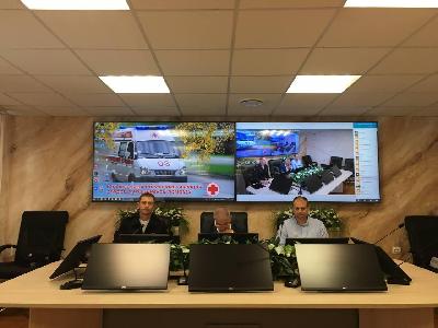 На площадке Саратовской областной станции скорой медицинской помощи состоялось совещание в режиме видеоконференции
